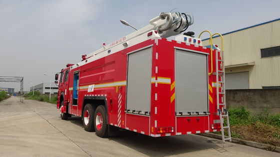 SINOTRUK 18 Meter Water Tower Fire Truck 460HP 10 Wheel Heavy Duty