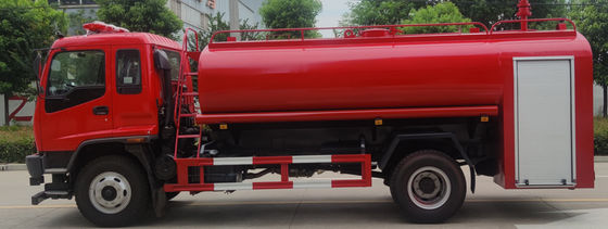 240HP 6 Wheeled Fire Truck With Water Tank 10T Multifunctional