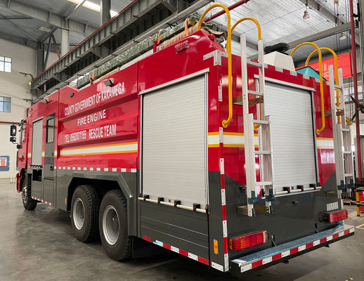 Professionelles Wasserschaum-Löschfahrzeug 10000L 6x4 für die Notfallrettung