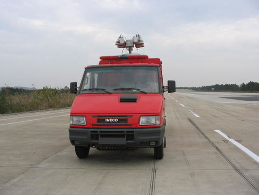 IVECO 95KW Mini-LKW-Feuerwehrauto 4x2 Rote Farbe für die Brandbekämpfung
