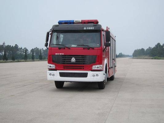 HOWO Fire Rescue Vehicle, Rapid Response Fire Truck Euro 2 Euro 5