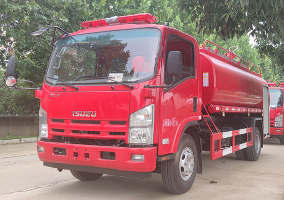 ISUZU 190HP Forest Fire Truck 4x2 rote Farbe mit 8t Wassertank