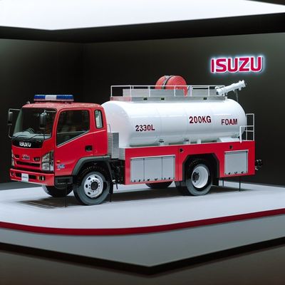 ISUZU Foam Fire Truck with 2320L Water Tank and 2000kg Foam Capacity